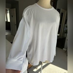 MOTHER white T-shirt, size large
